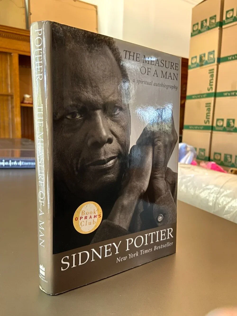 The Measure of a Man Sidney Poitier Hardcover Oprah's Book Club Autobiography